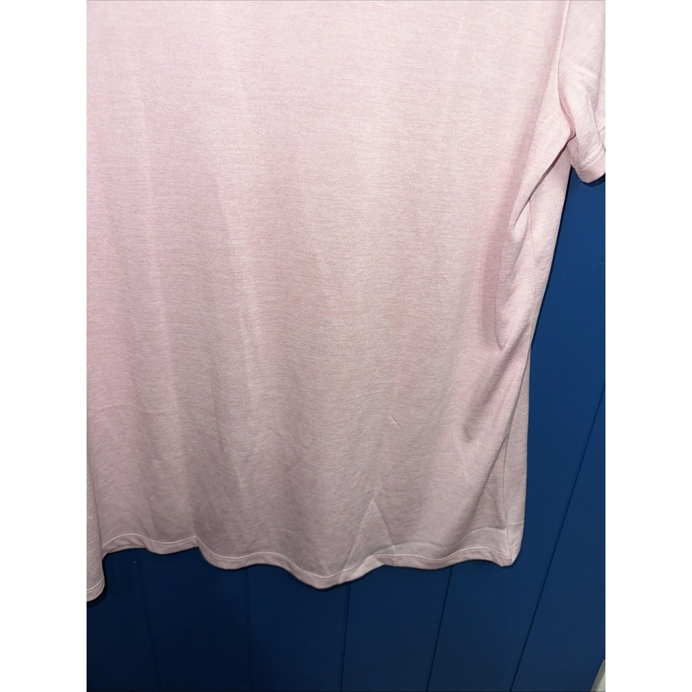 Under Armour Women Tech‎ V-neck Loose Short Sleeve T-shirt Moisture Wicking Pink - Picture 11 of 12